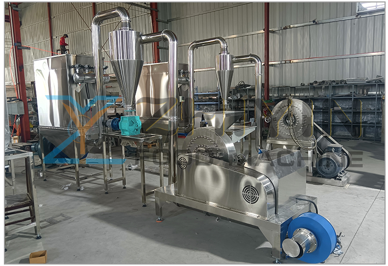 New dust removal grain grinding and powder production equipment